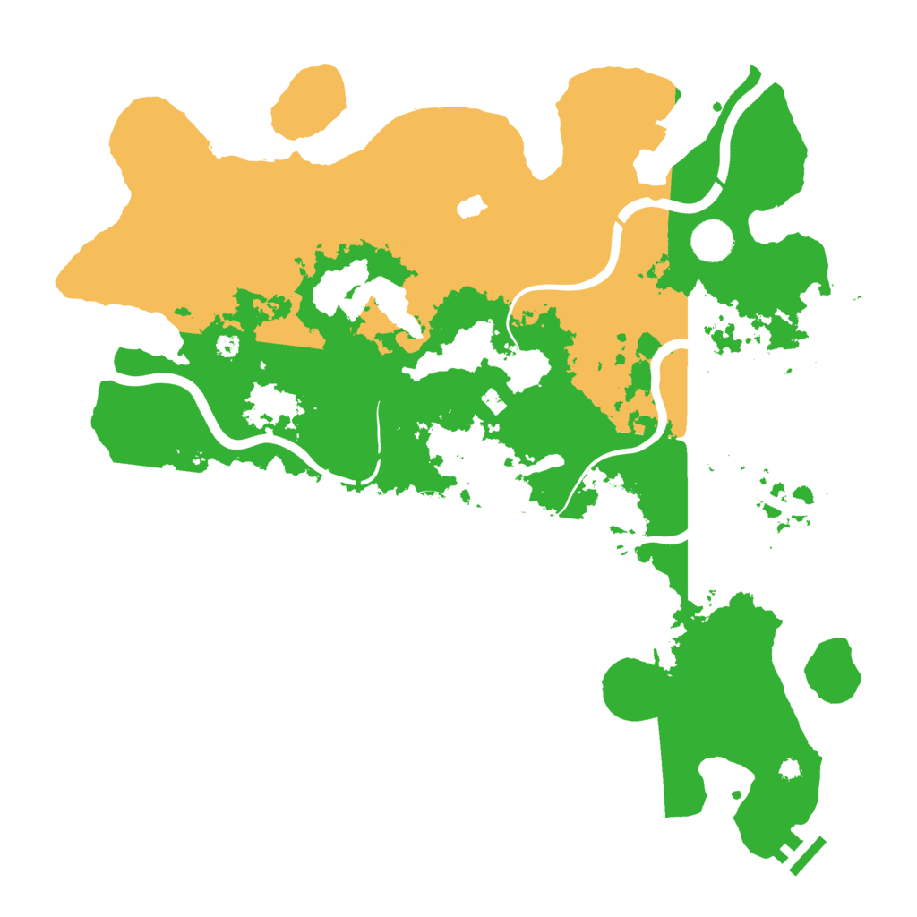 Biome Rust Map: Procedural Map, Size: 4000, Seed: 464610838