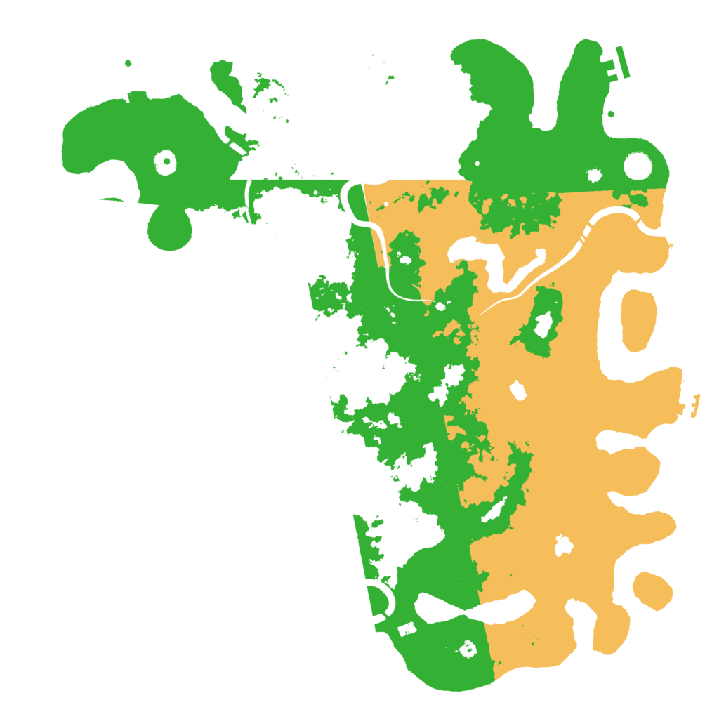 Biome Rust Map: Procedural Map, Size: 4500, Seed: 287987312