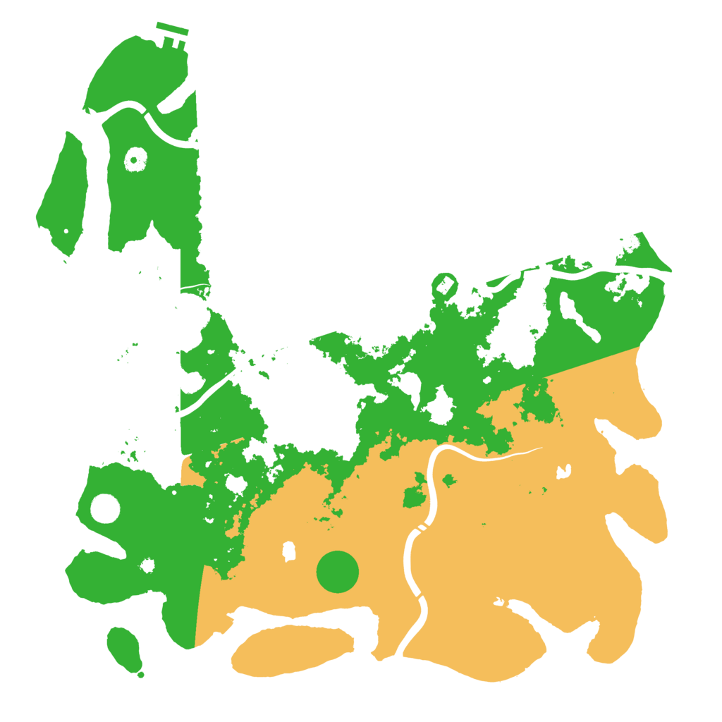 Biome Rust Map: Procedural Map, Size: 4500, Seed: 2027064170