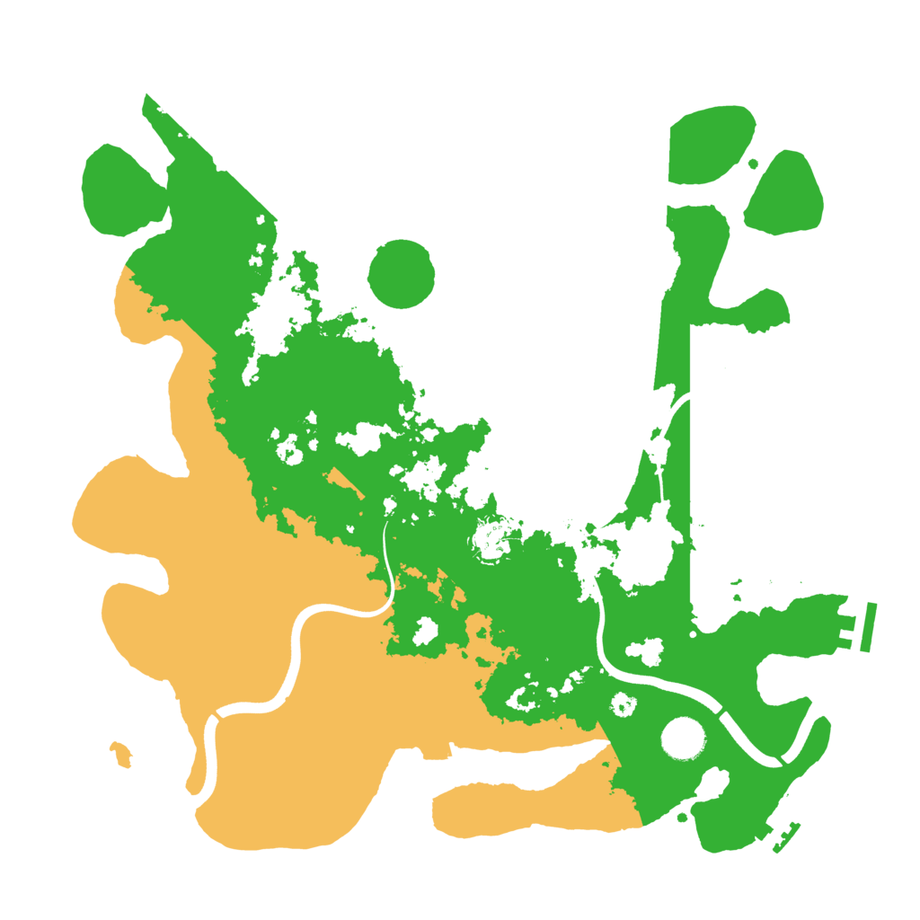 Biome Rust Map: Procedural Map, Size: 3750, Seed: 1959151231