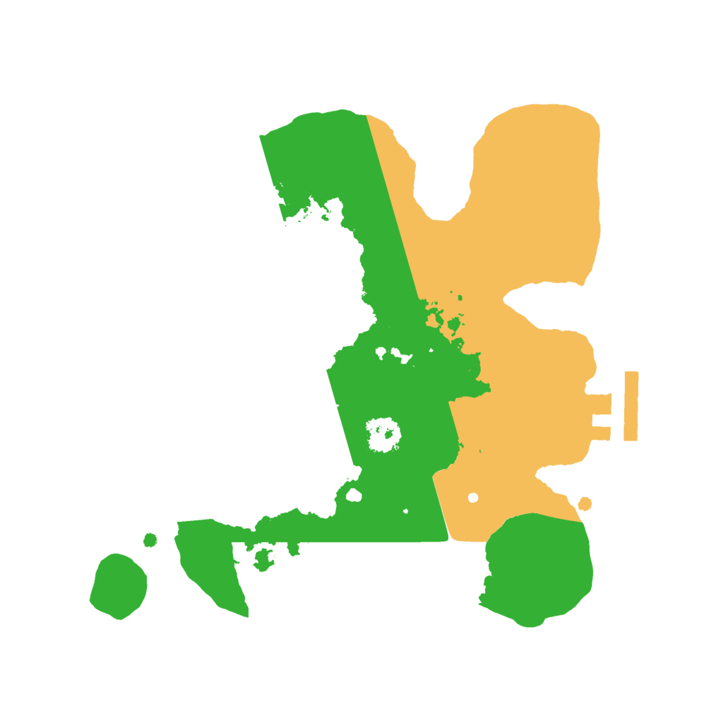 Biome Rust Map: Procedural Map, Size: 2100, Seed: 459581459
