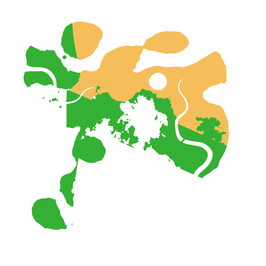 Biome Rust Map: Procedural Map, Size: 2700, Seed: 1134223876