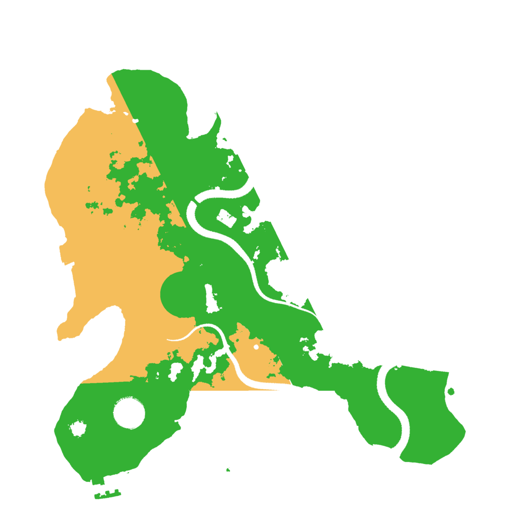Biome Rust Map: Procedural Map, Size: 3000, Seed: 1405000481