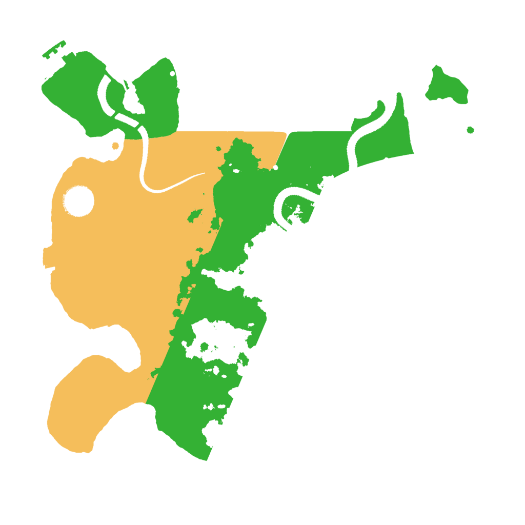 Biome Rust Map: Procedural Map, Size: 3000, Seed: 6593280