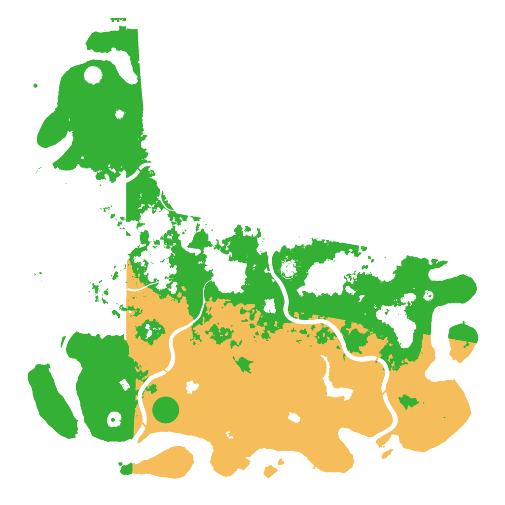Biome Rust Map: Procedural Map, Size: 5000, Seed: 891726086