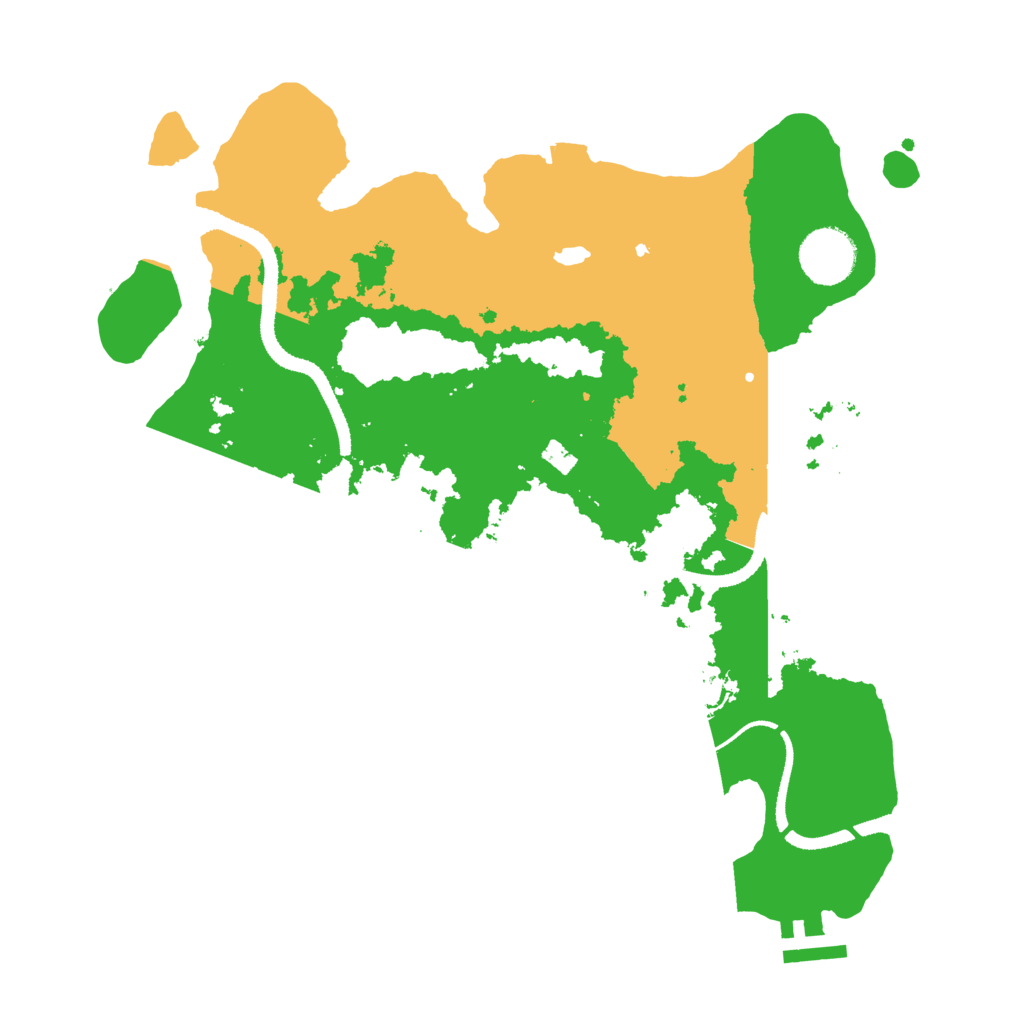 Biome Rust Map: Procedural Map, Size: 3250, Seed: 546326896
