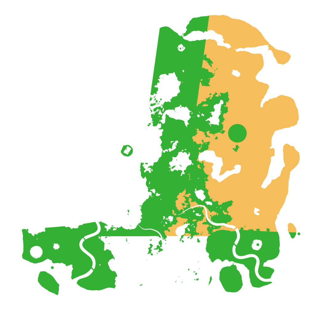 Biome Rust Map: Procedural Map, Size: 4500, Seed: 225038182