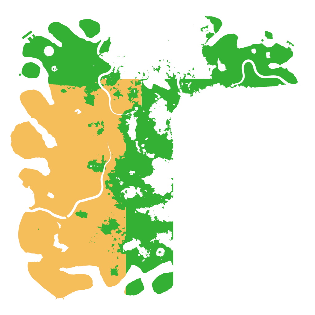 Biome Rust Map: Procedural Map, Size: 5500, Seed: 2002626188