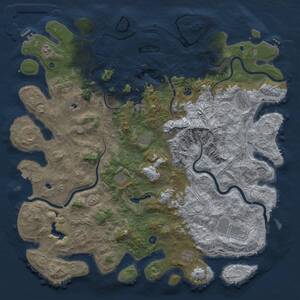 Thumbnail Rust Map: Procedural Map, Size: 5500, Seed: 2002626188, 17 Monuments