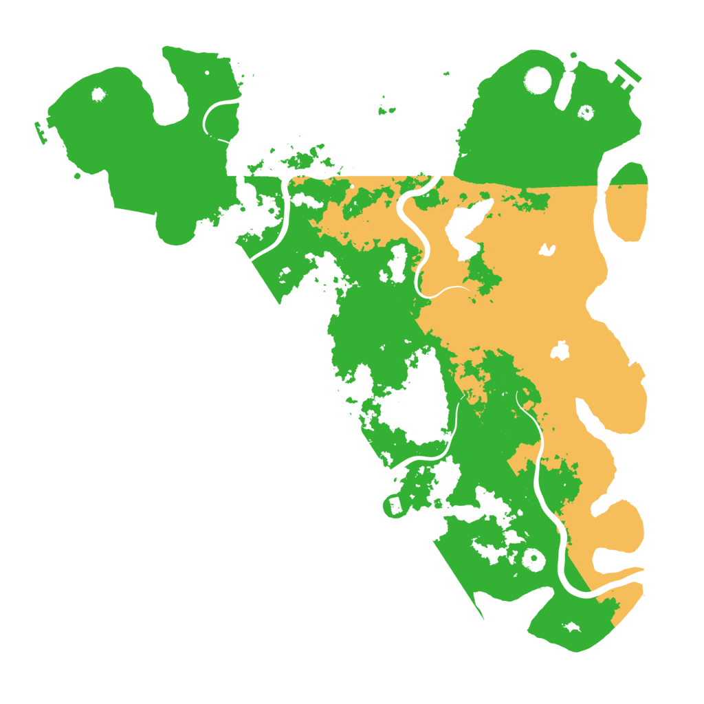 Biome Rust Map: Procedural Map, Size: 4600, Seed: 30720251