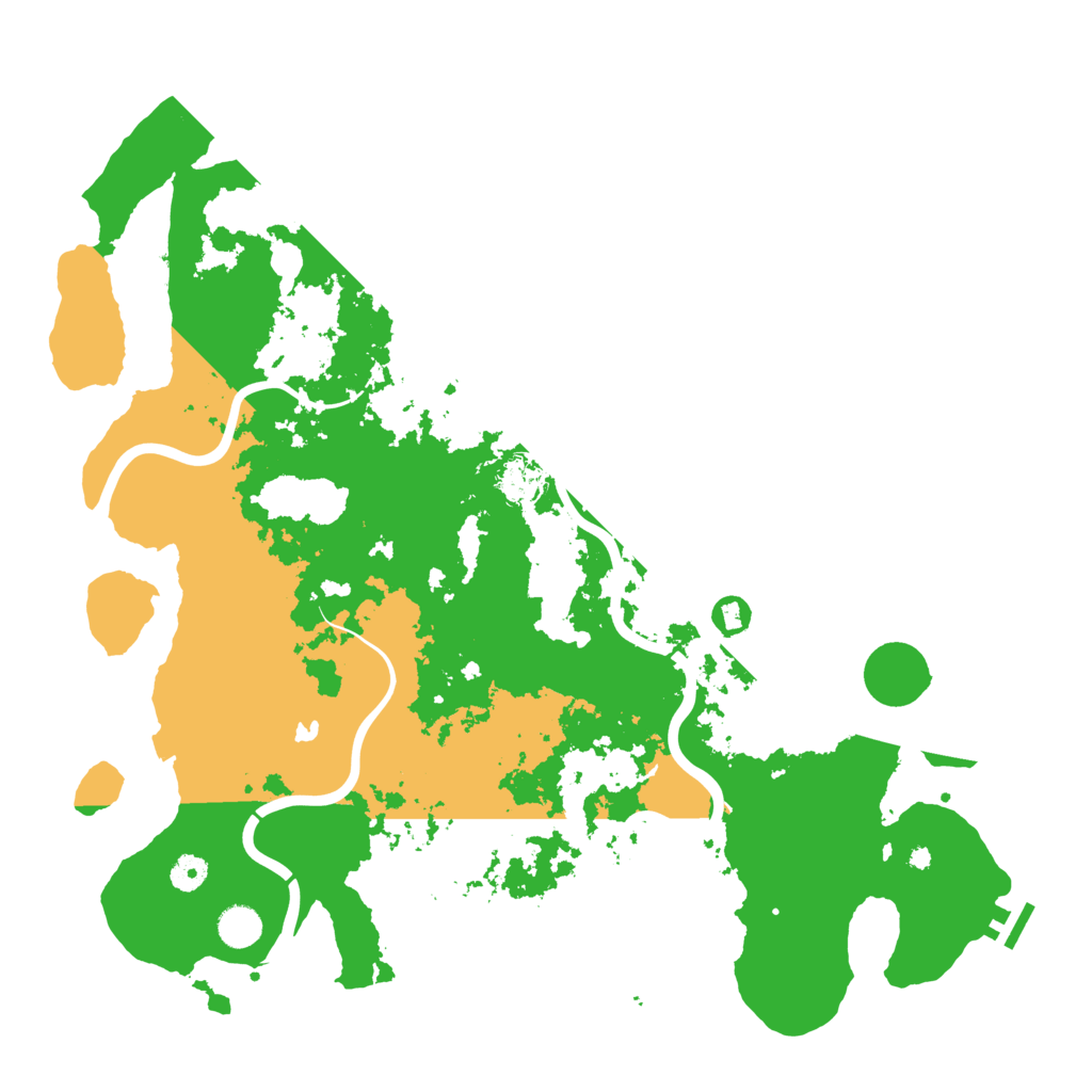 Biome Rust Map: Procedural Map, Size: 4500, Seed: 1333749967