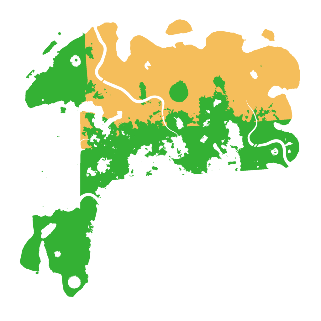 Biome Rust Map: Procedural Map, Size: 4500, Seed: 539372878