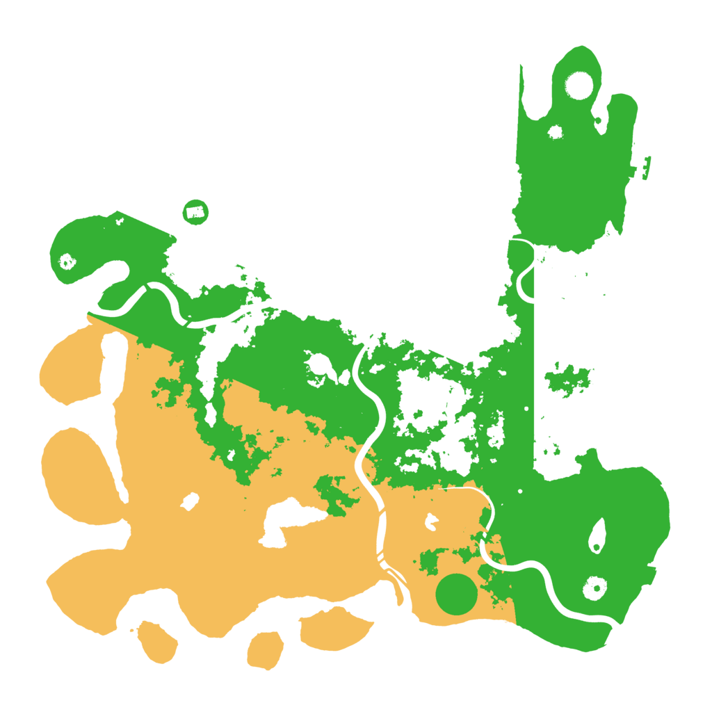 Biome Rust Map: Procedural Map, Size: 4500, Seed: 710479638
