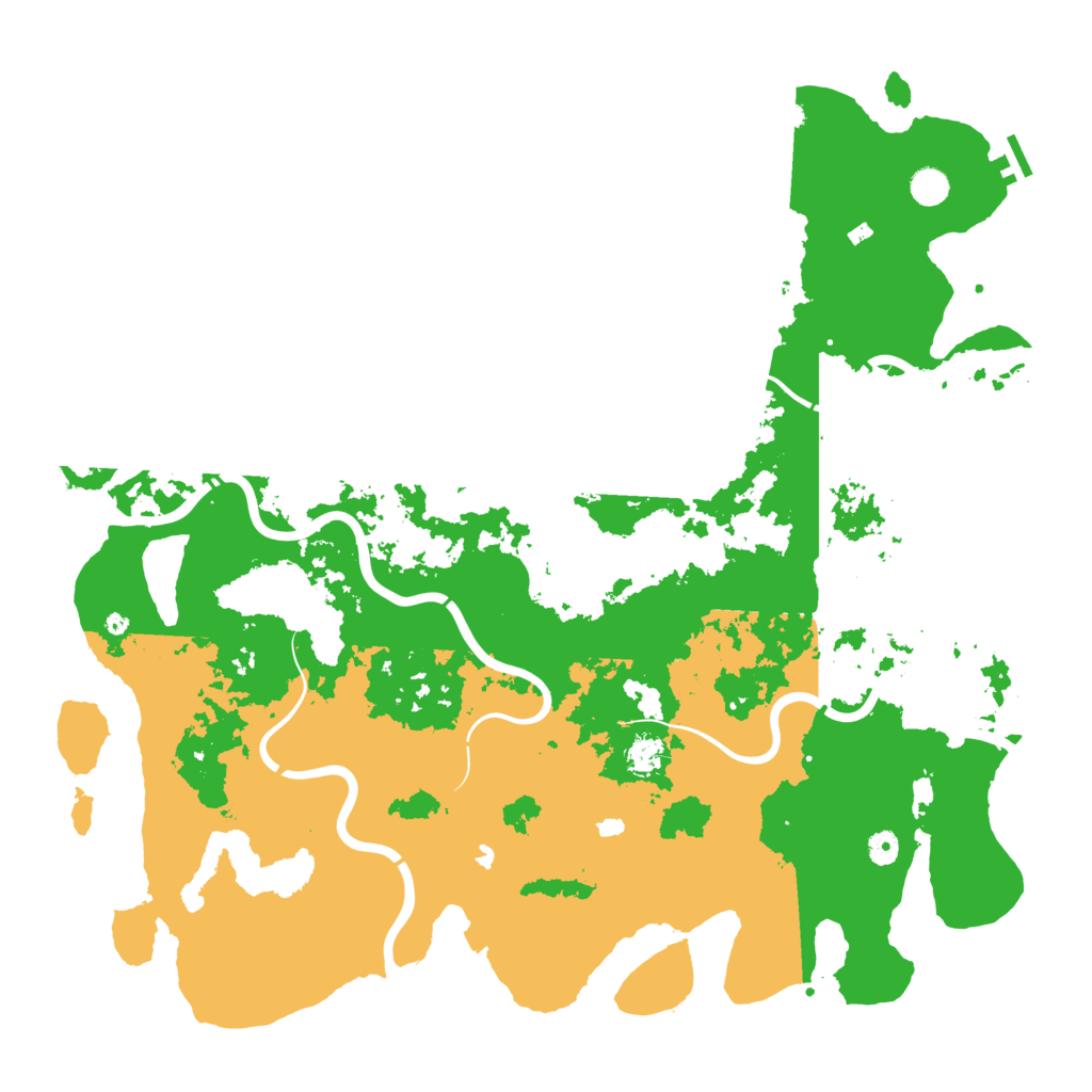 Biome Rust Map: Procedural Map, Size: 5000, Seed: 319831081