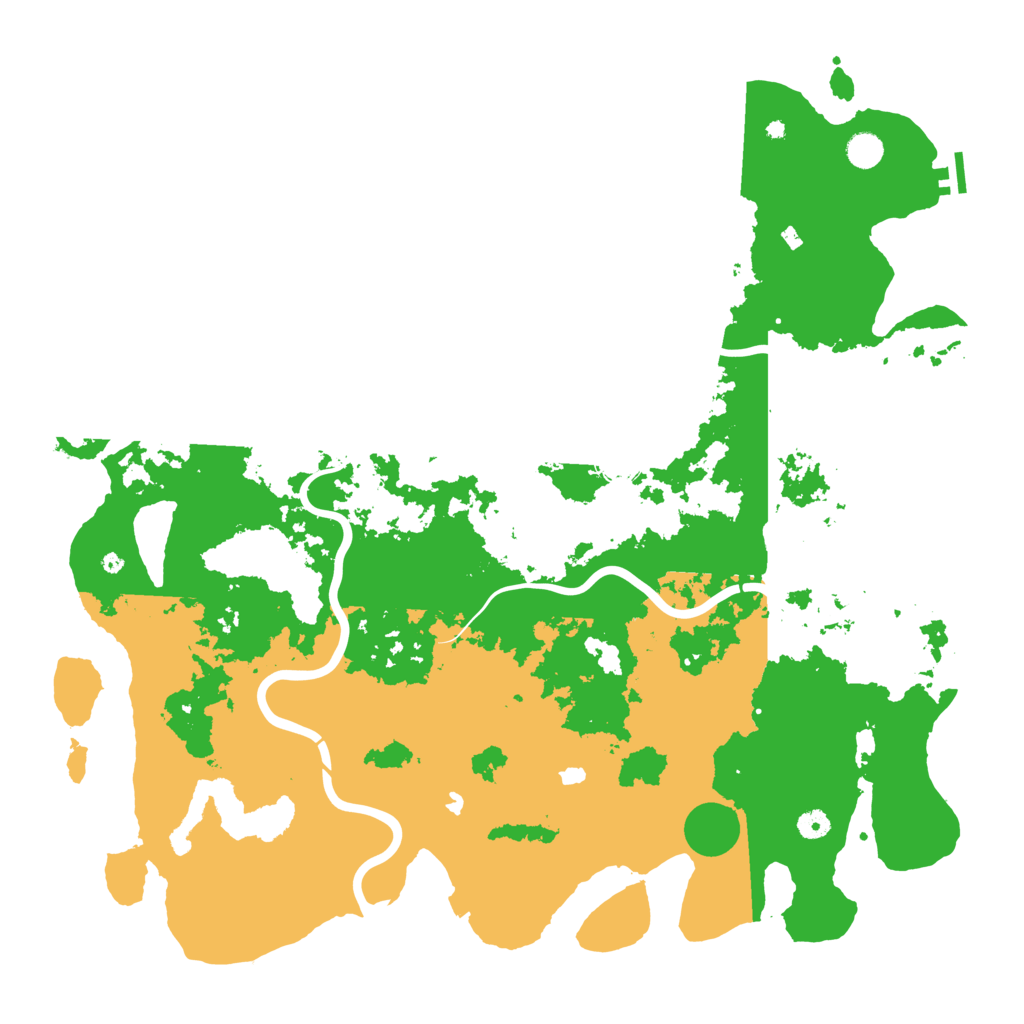 Biome Rust Map: Procedural Map, Size: 5000, Seed: 319831081