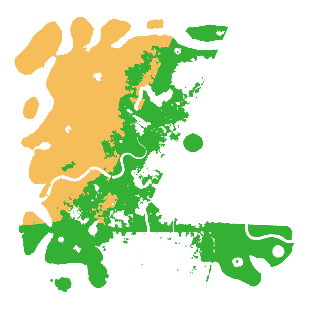 Biome Rust Map: Procedural Map, Size: 4500, Seed: 676541859