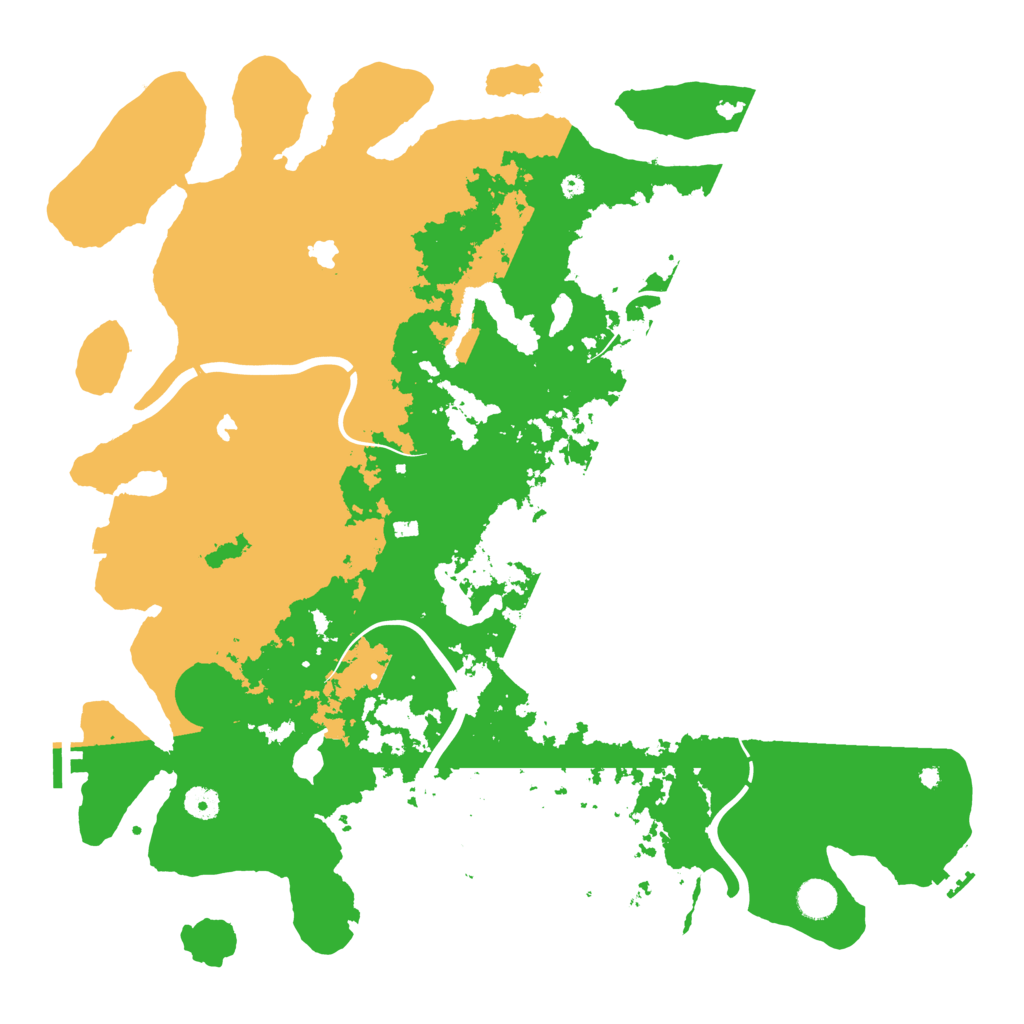 Biome Rust Map: Procedural Map, Size: 4500, Seed: 676541859