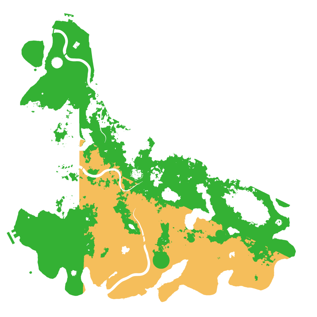 Biome Rust Map: Procedural Map, Size: 5000, Seed: 839897068