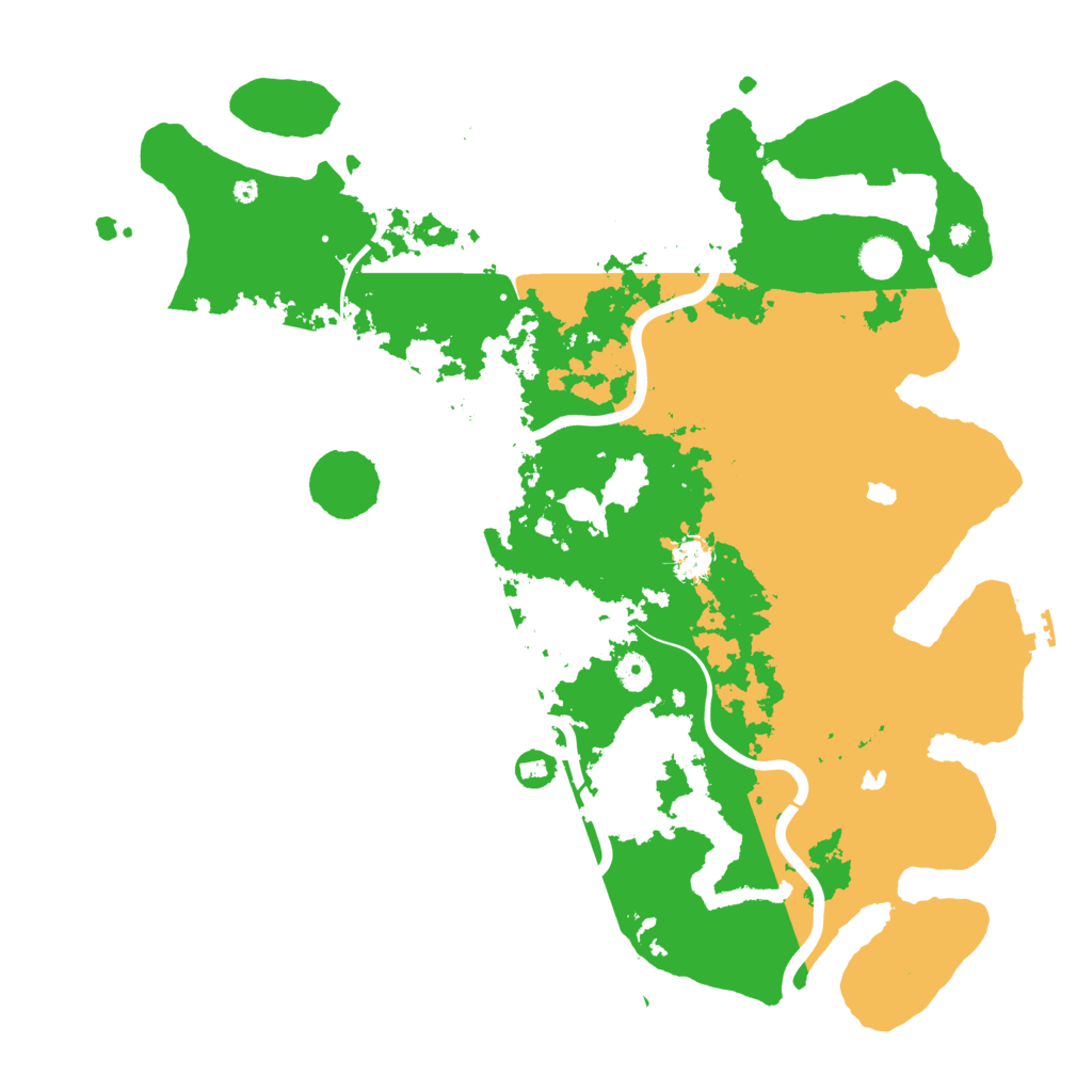 Biome Rust Map: Procedural Map, Size: 4500, Seed: 425867486