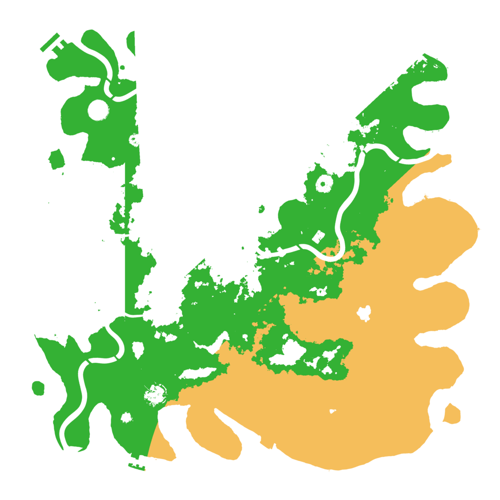 Biome Rust Map: Procedural Map, Size: 4250, Seed: 546630561