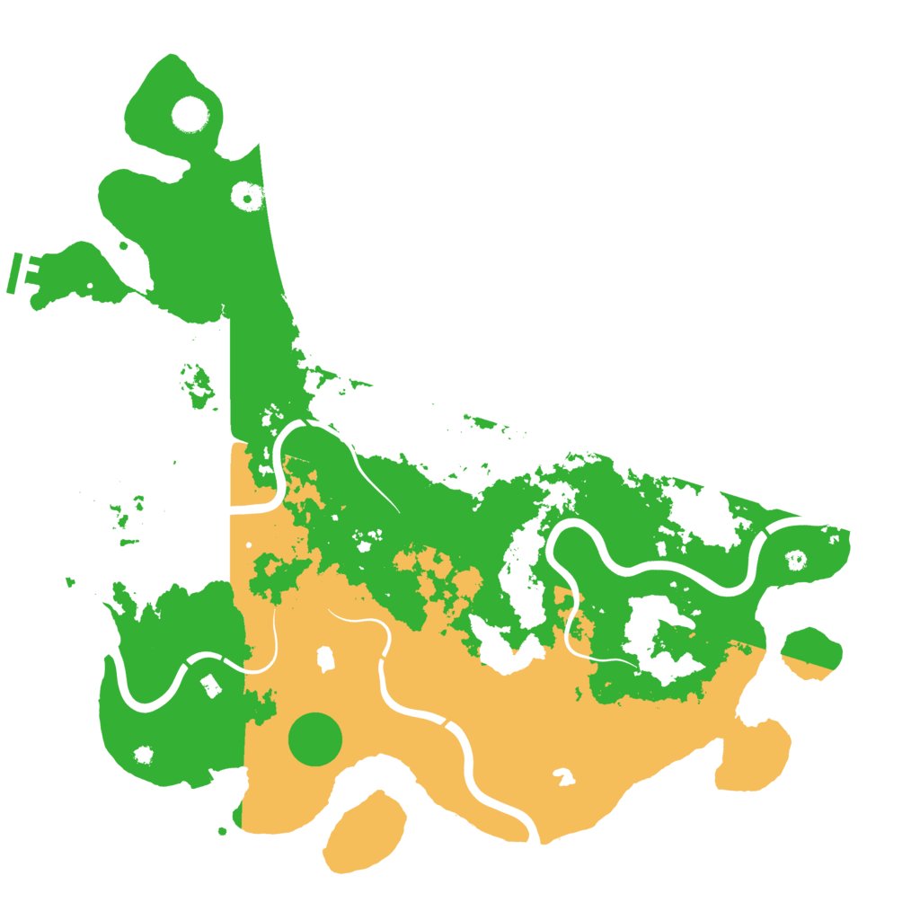 Biome Rust Map: Procedural Map, Size: 4500, Seed: 792637655