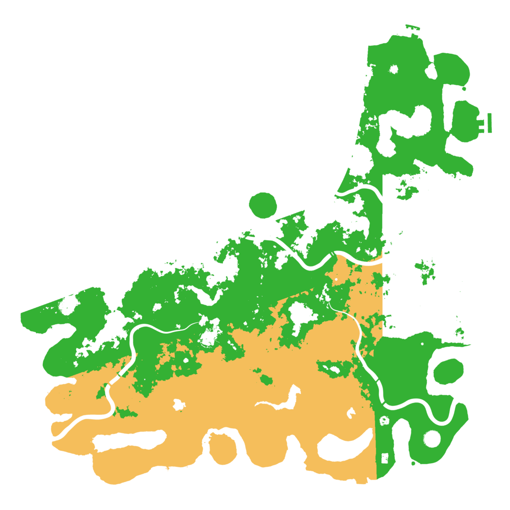 Biome Rust Map: Procedural Map, Size: 5250, Seed: 295070425