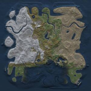 Thumbnail Rust Map: Procedural Map, Size: 4250, Seed: 1540652960, 16 Monuments