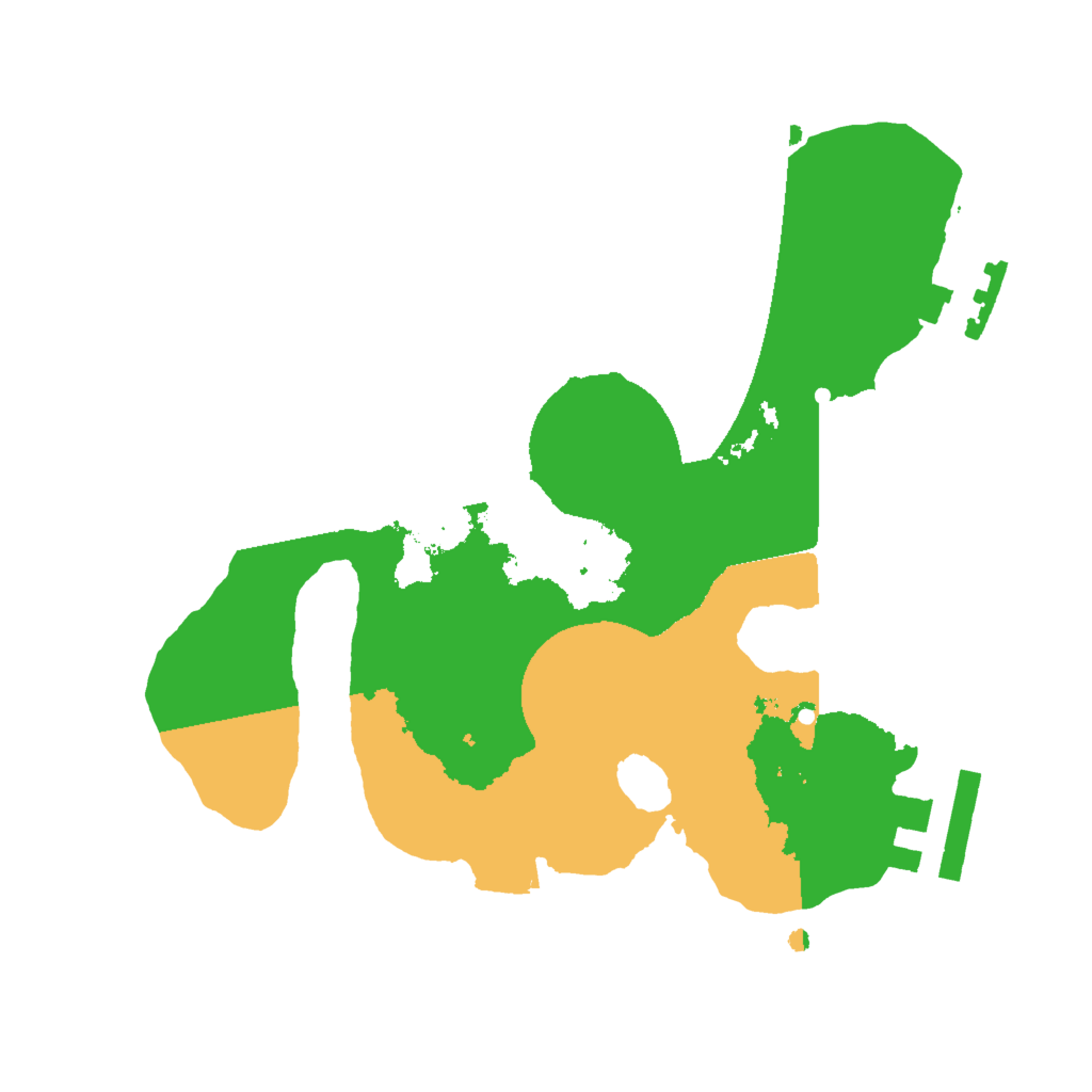 Biome Rust Map: Procedural Map, Size: 2000, Seed: 504891