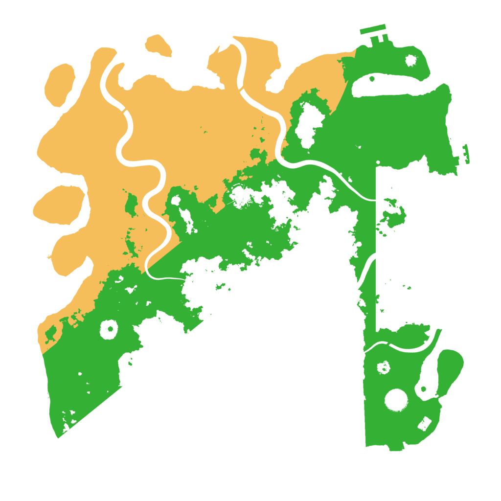 Biome Rust Map: Procedural Map, Size: 3900, Seed: 517030422