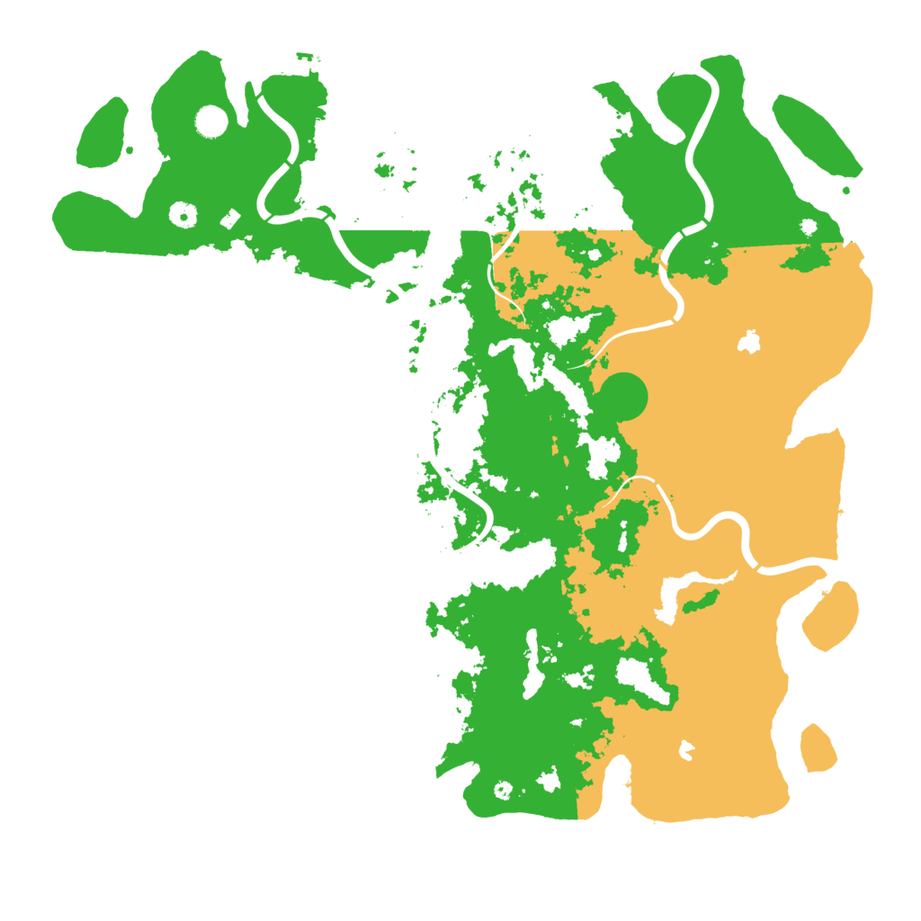 Biome Rust Map: Procedural Map, Size: 5000, Seed: 41000