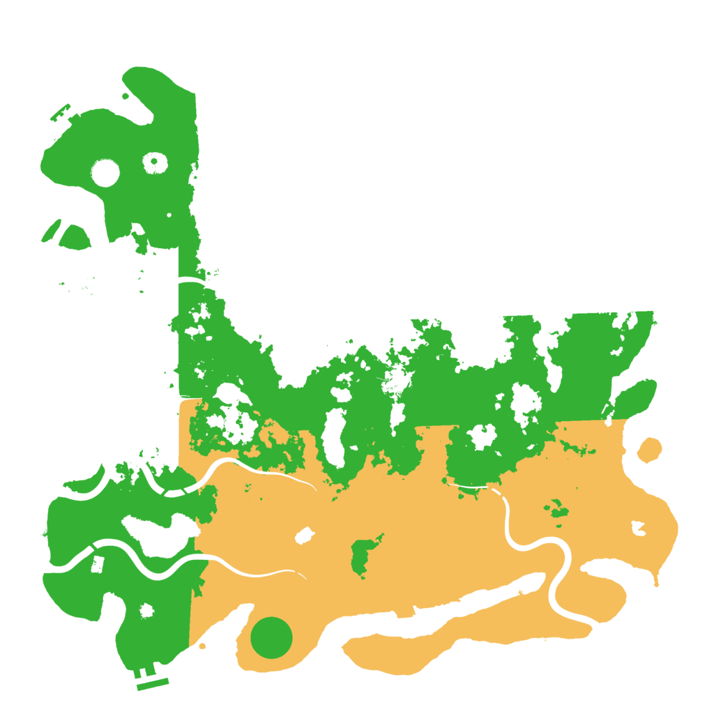 Biome Rust Map: Procedural Map, Size: 4500, Seed: 224603519
