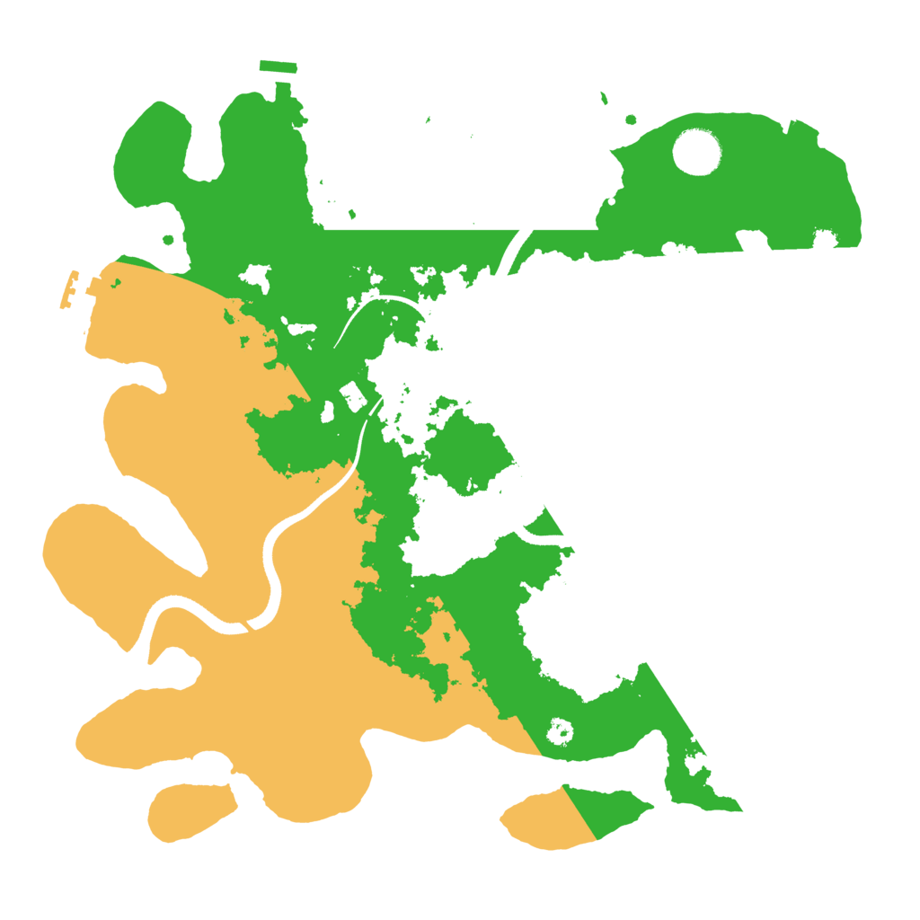 Biome Rust Map: Procedural Map, Size: 3500, Seed: 254062536