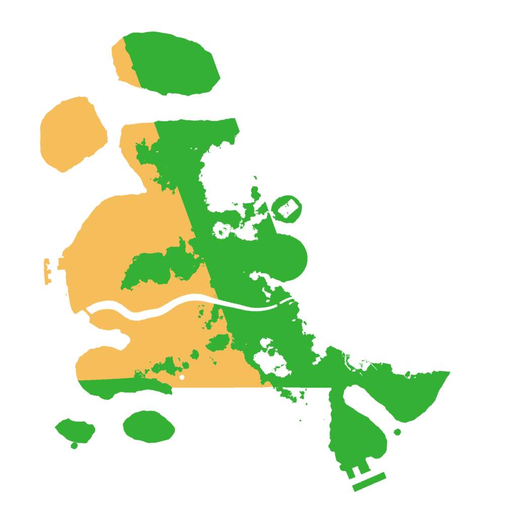 Biome Rust Map: Procedural Map, Size: 3000, Seed: 1311008134