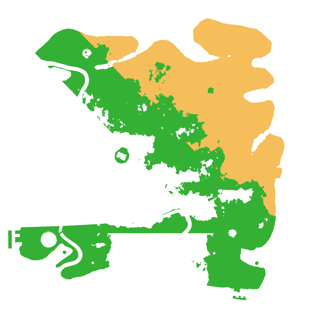 Biome Rust Map: Procedural Map, Size: 3500, Seed: 1467257546