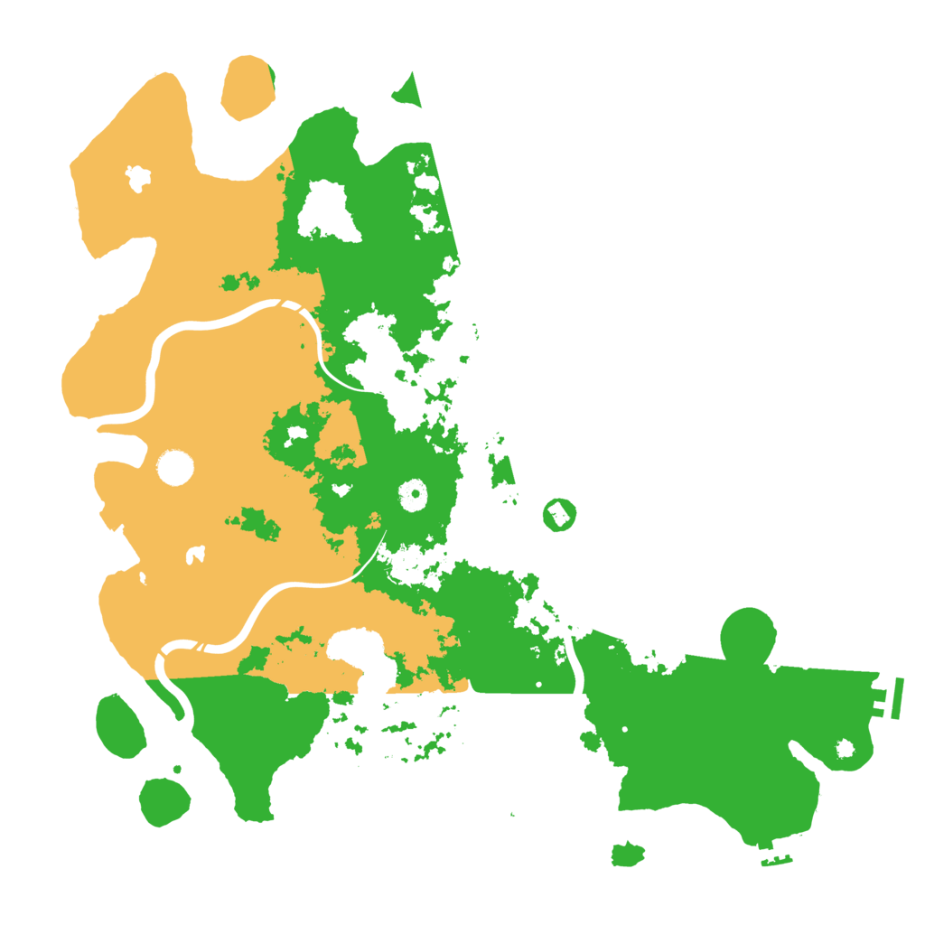 Biome Rust Map: Procedural Map, Size: 4500, Seed: 1874273950