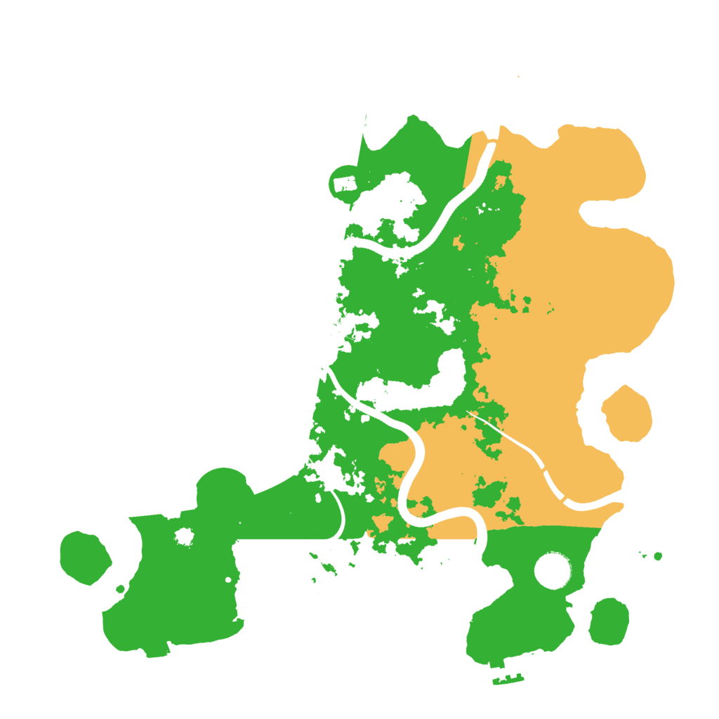 Biome Rust Map: Procedural Map, Size: 3500, Seed: 1647934391
