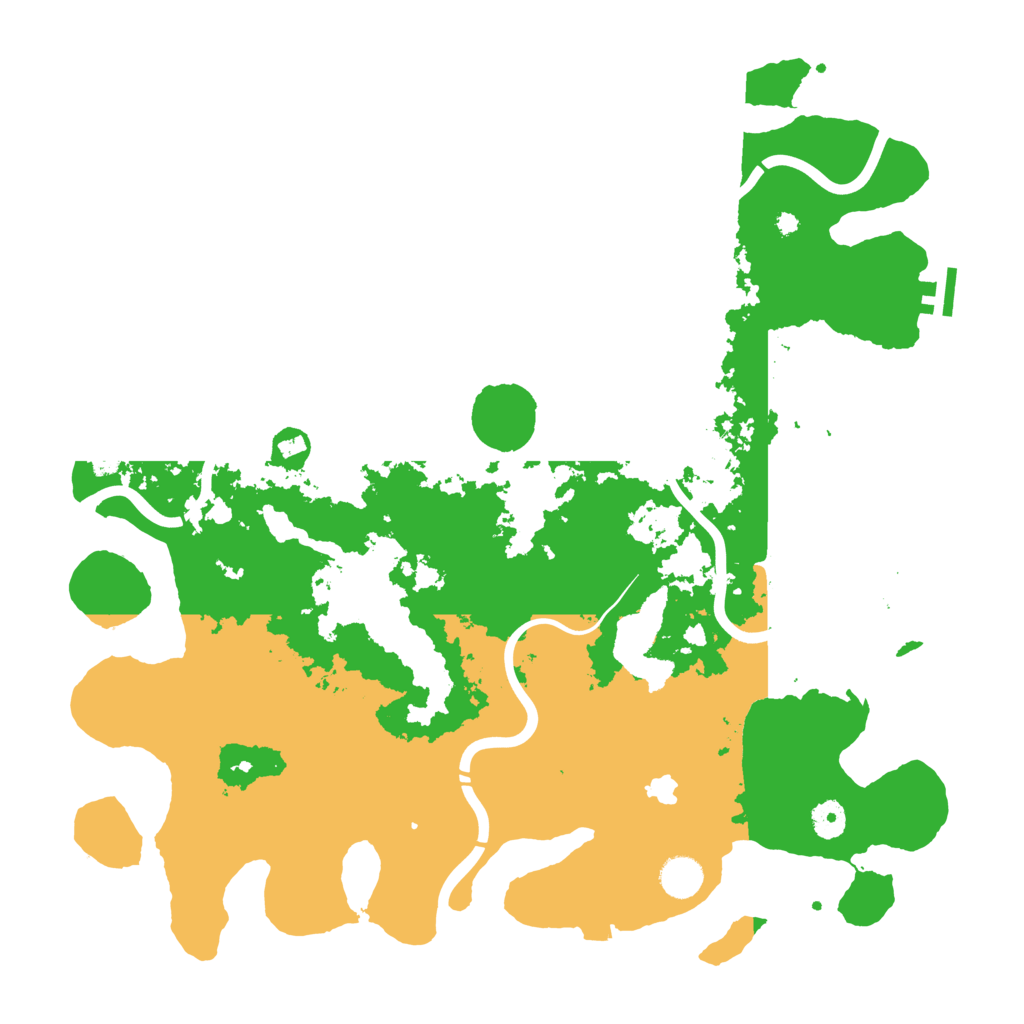 Biome Rust Map: Procedural Map, Size: 4250, Seed: 110687728