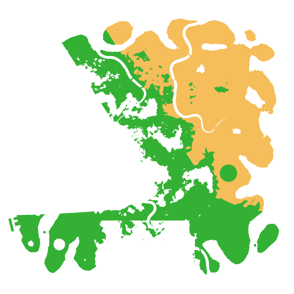 Biome Rust Map: Procedural Map, Size: 4500, Seed: 41101479