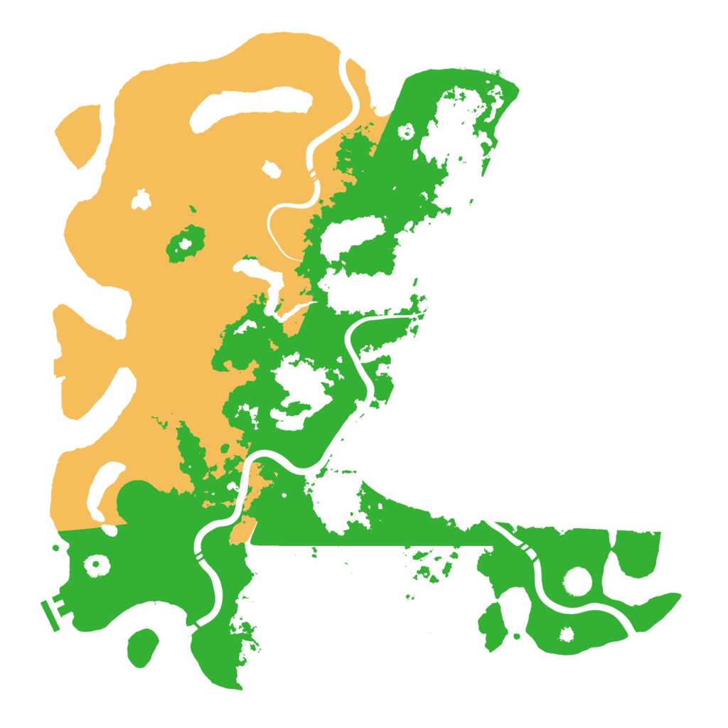 Biome Rust Map: Procedural Map, Size: 4500, Seed: 944435269