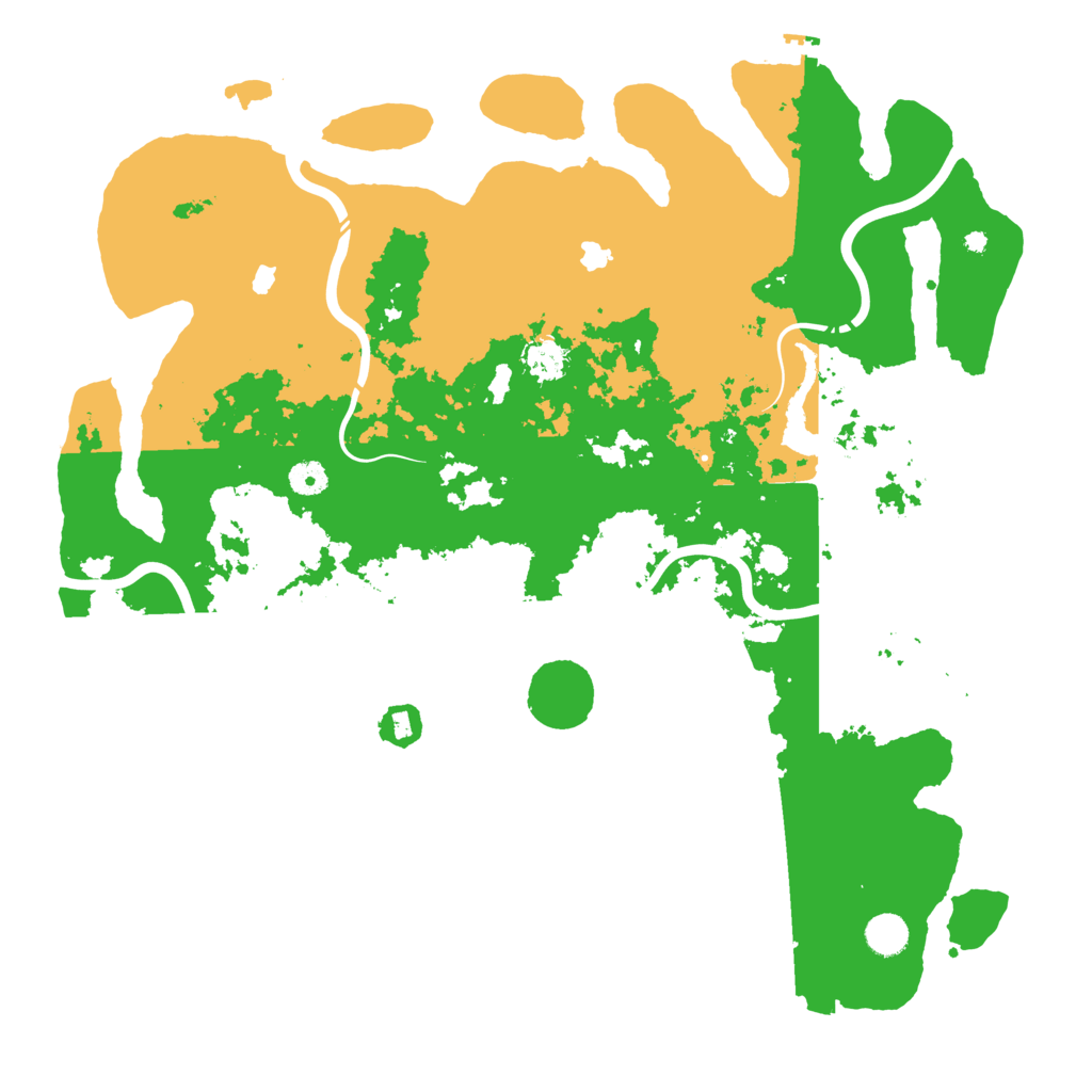 Biome Rust Map: Procedural Map, Size: 4500, Seed: 453885716