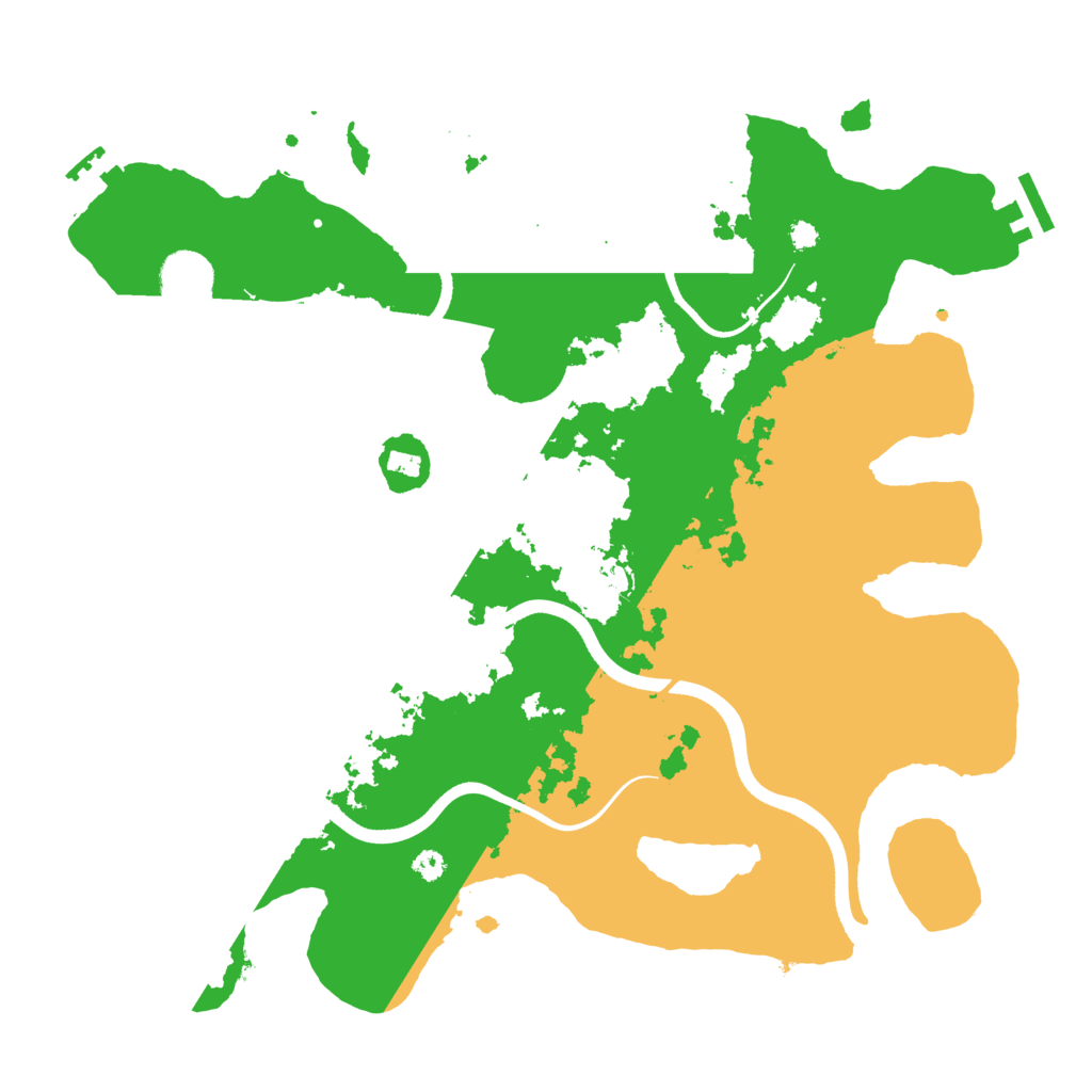 Biome Rust Map: Procedural Map, Size: 3600, Seed: 1717906082