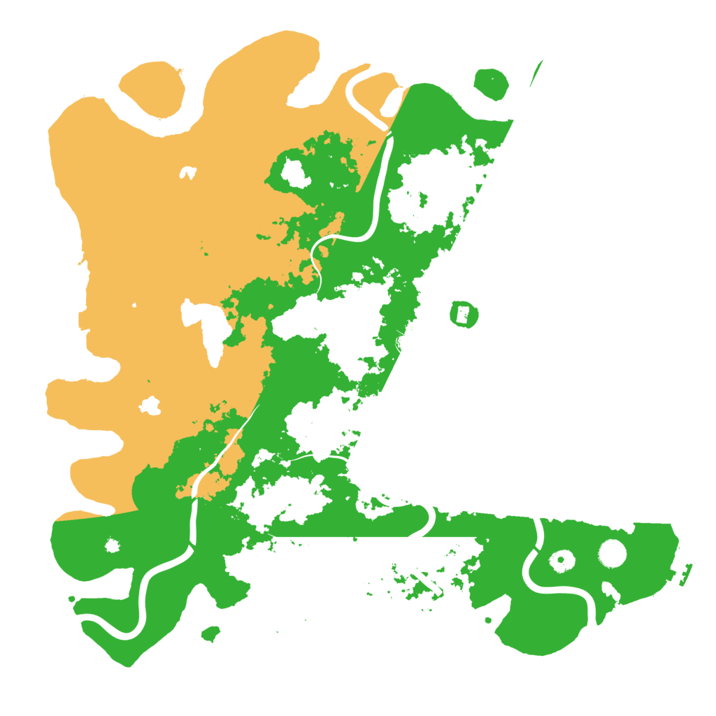Biome Rust Map: Procedural Map, Size: 4500, Seed: 1014027827