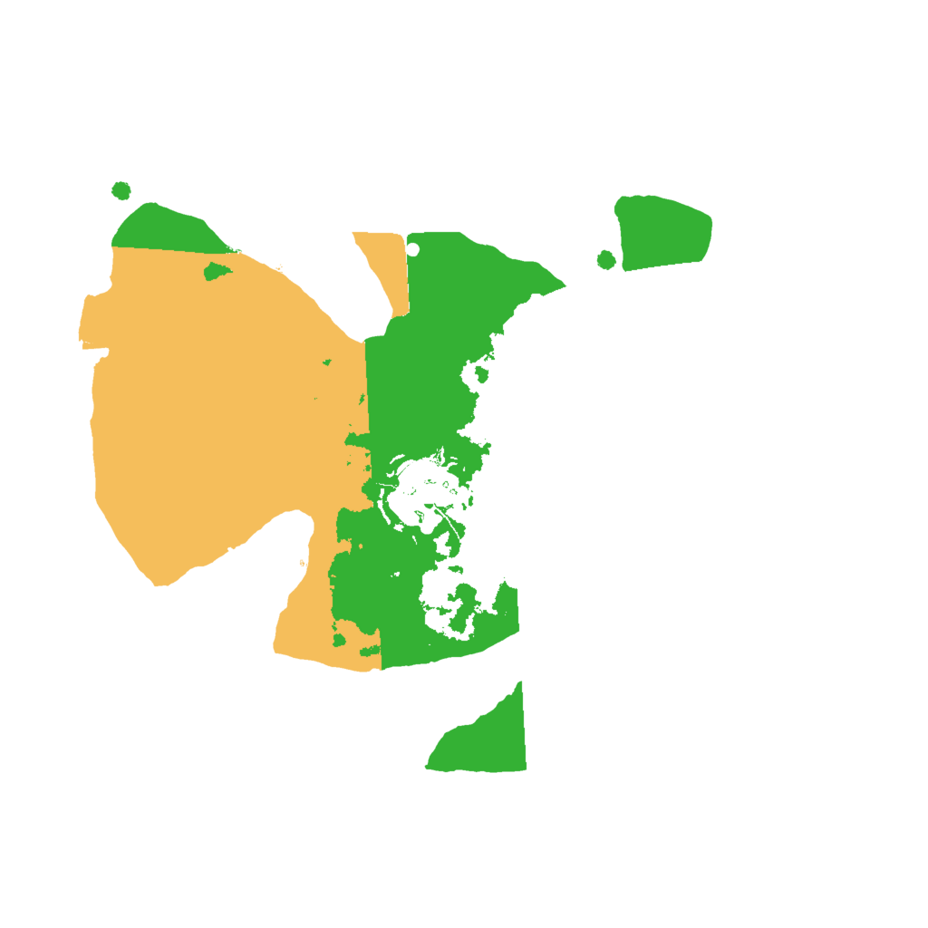 Biome Rust Map: Procedural Map, Size: 2000, Seed: 10078854