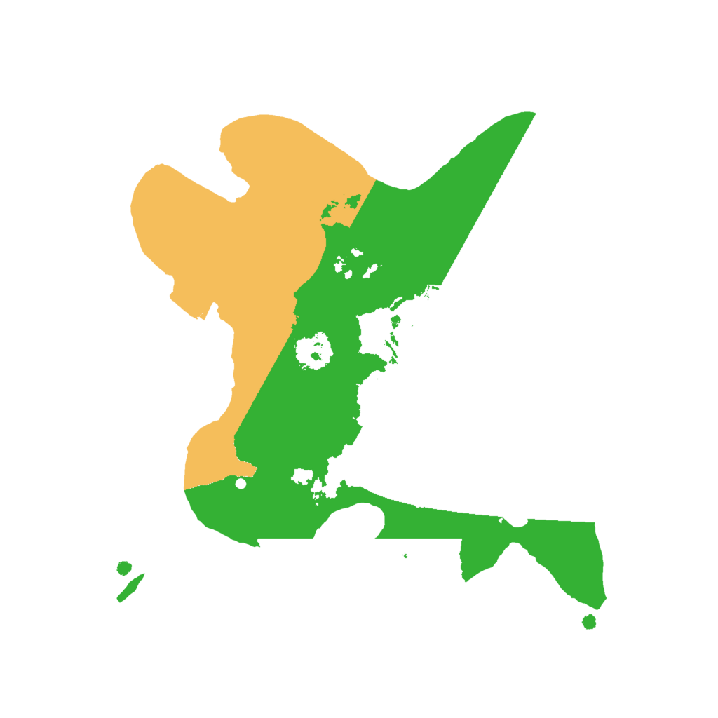 Biome Rust Map: Procedural Map, Size: 2000, Seed: 452077441