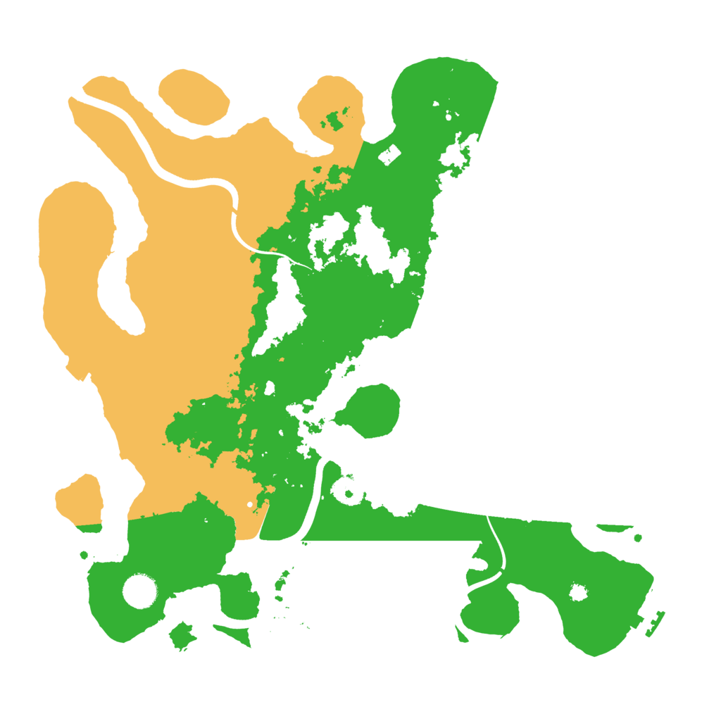 Biome Rust Map: Procedural Map, Size: 3700, Seed: 2036344870