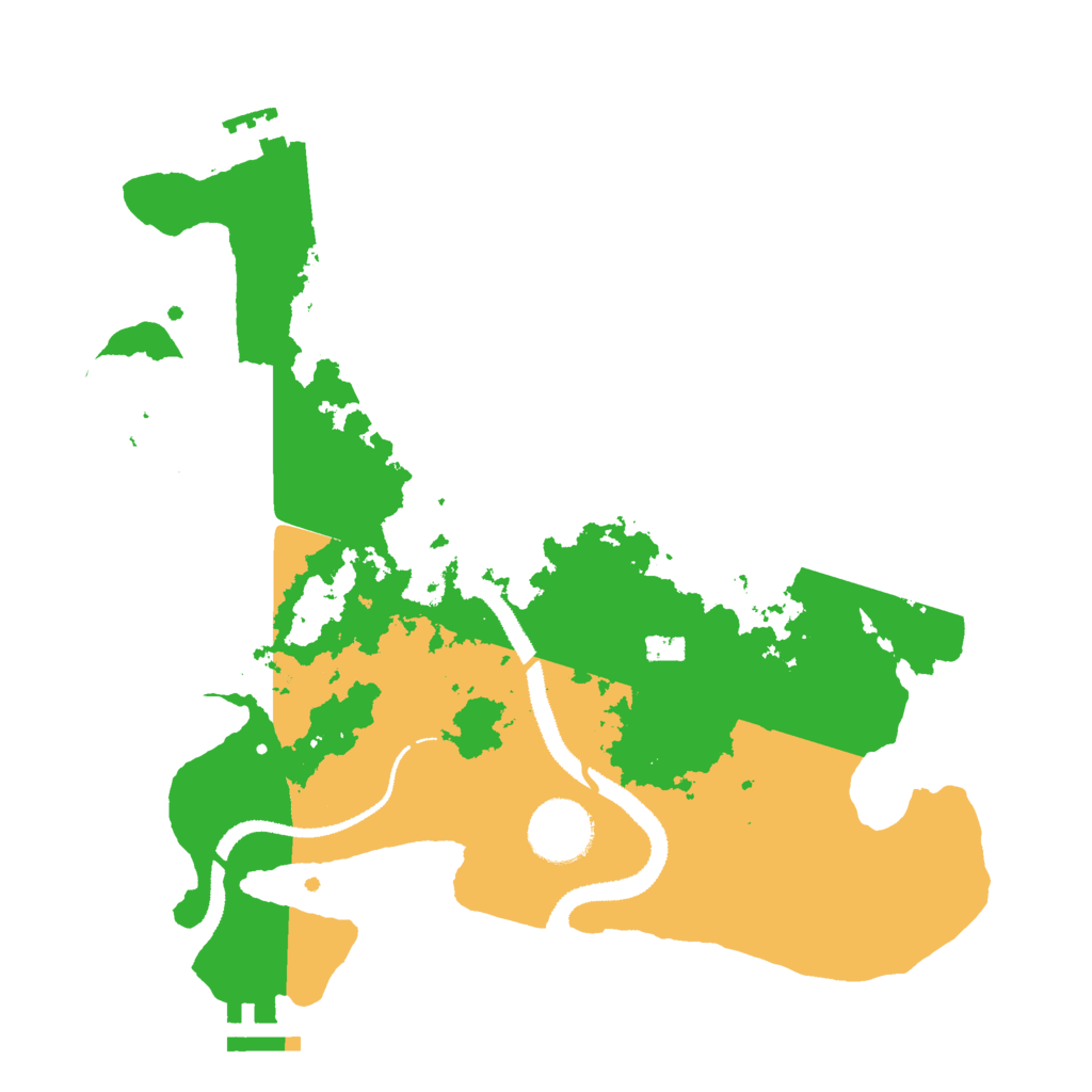 Biome Rust Map: Procedural Map, Size: 2998, Seed: 2080937270