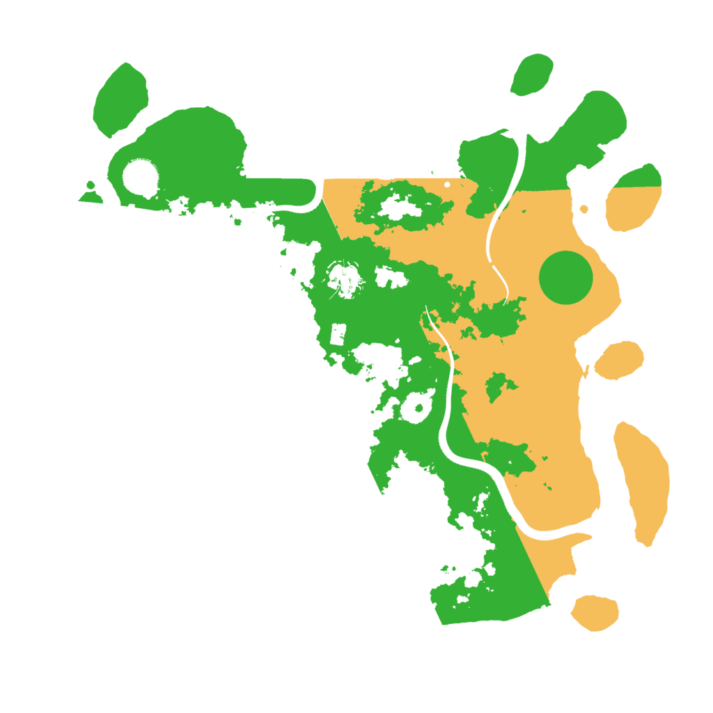 Biome Rust Map: Procedural Map, Size: 3500, Seed: 1150617087