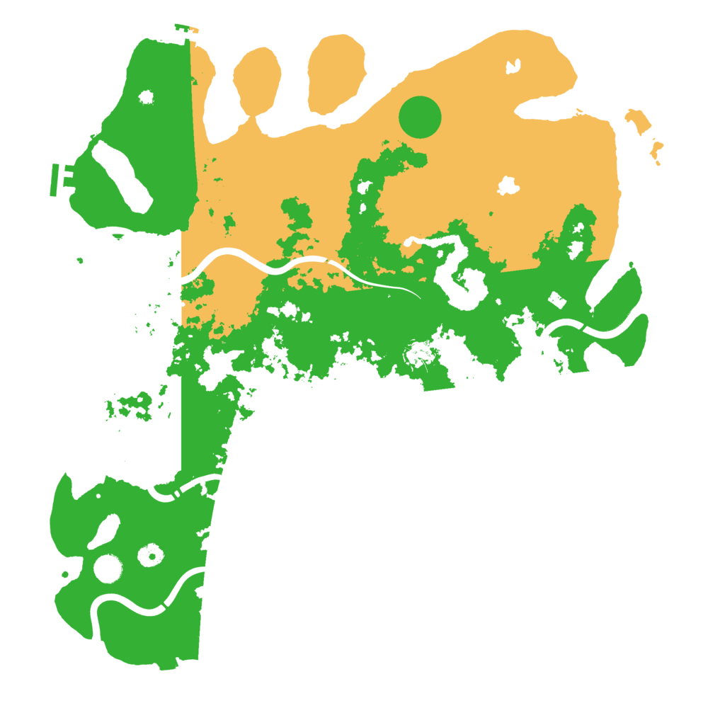 Biome Rust Map: Procedural Map, Size: 4500, Seed: 310861203