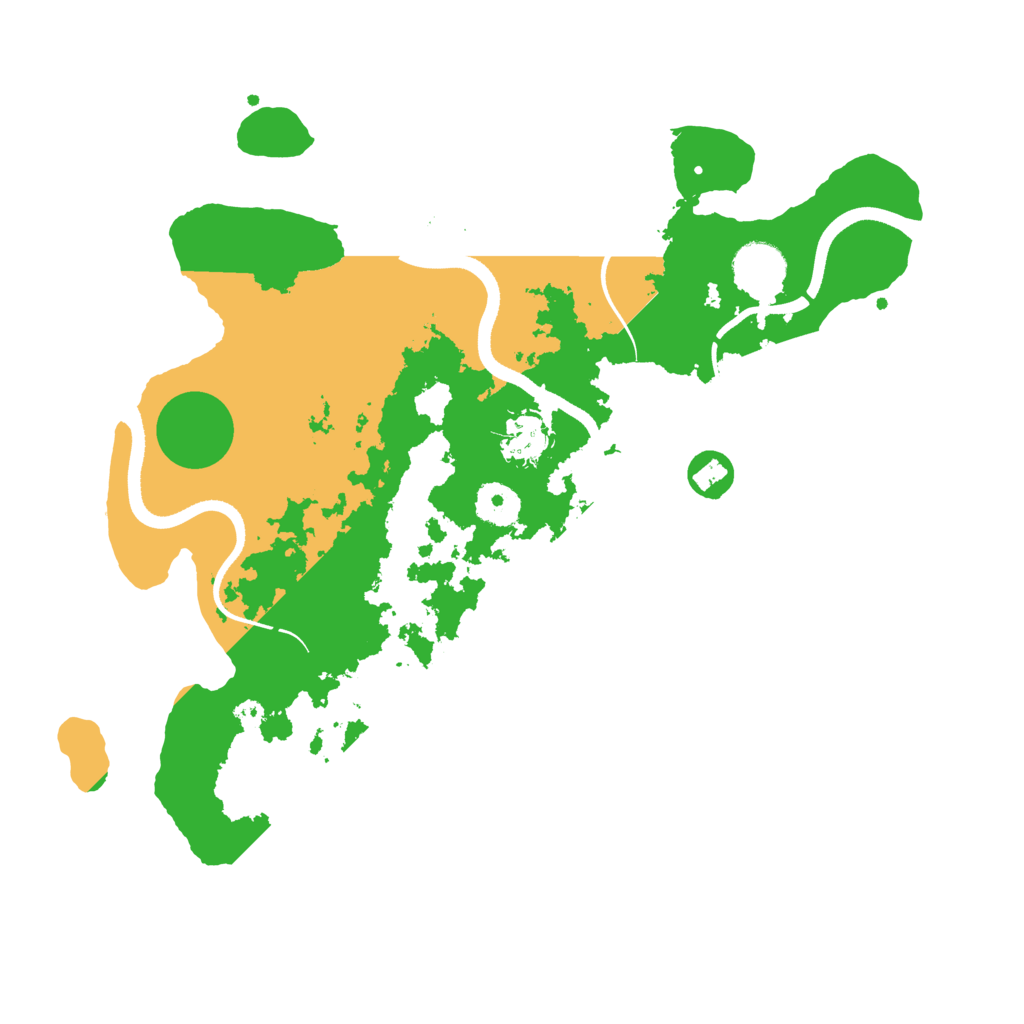 Biome Rust Map: Procedural Map, Size: 3500, Seed: 1624577966