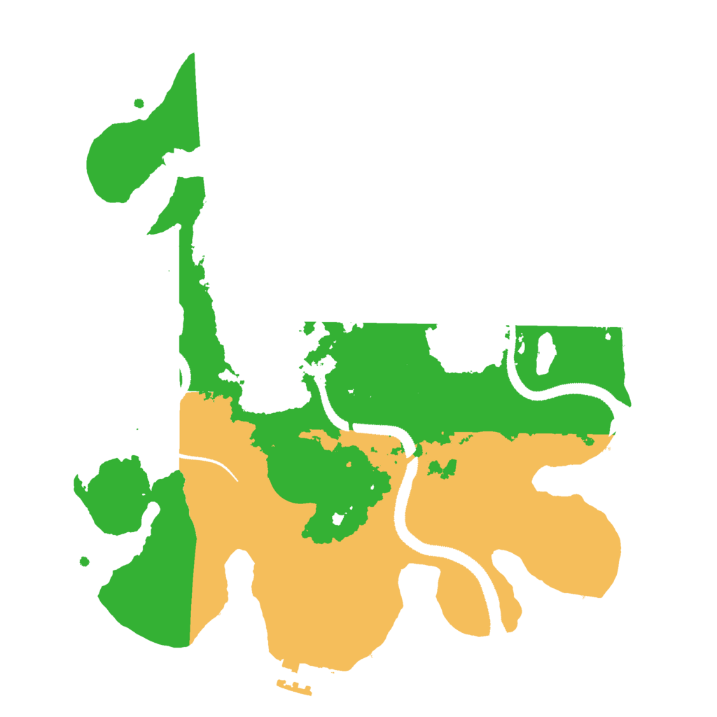 Biome Rust Map: Procedural Map, Size: 3000, Seed: 466383830